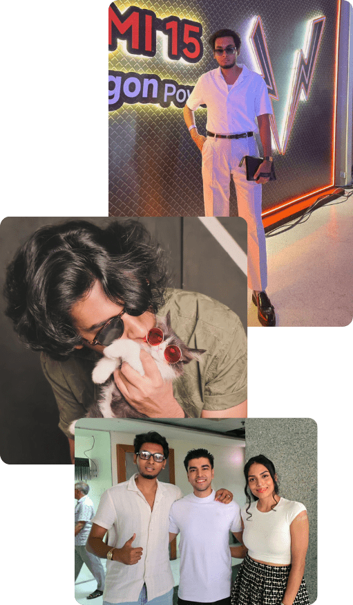 Photo highlighting the cultural background of Samiur Rahman, the Pakistani-Bangladeshi lifestyle and self-mastery influencer.